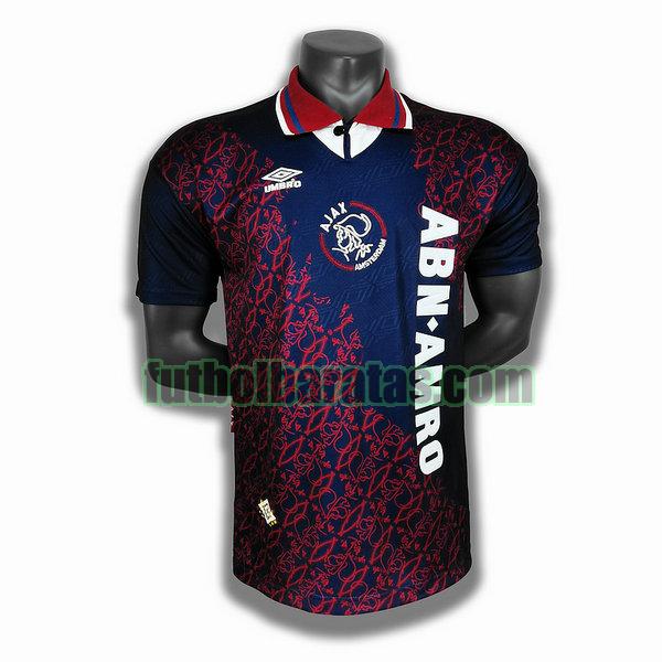 camiseta ajax 1995 azul segunda player