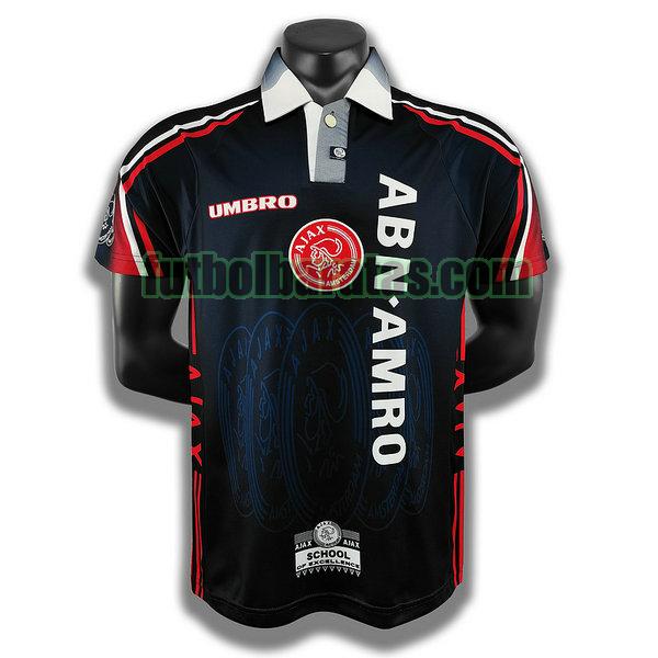 camiseta ajax 1997 98 azul segunda player