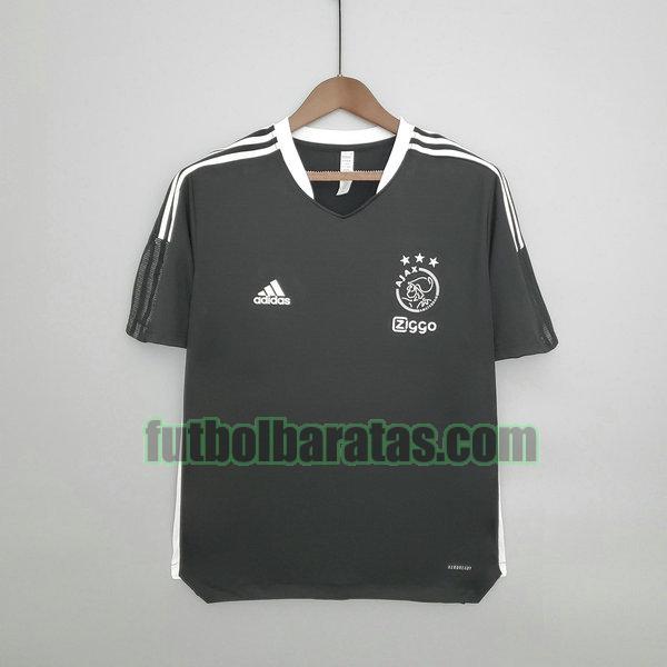 camiseta ajax 2021 2022 negro entrenamiento