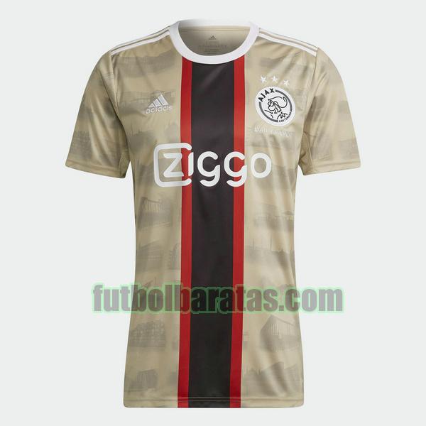 camiseta ajax 2022 2023 amarillo tercera