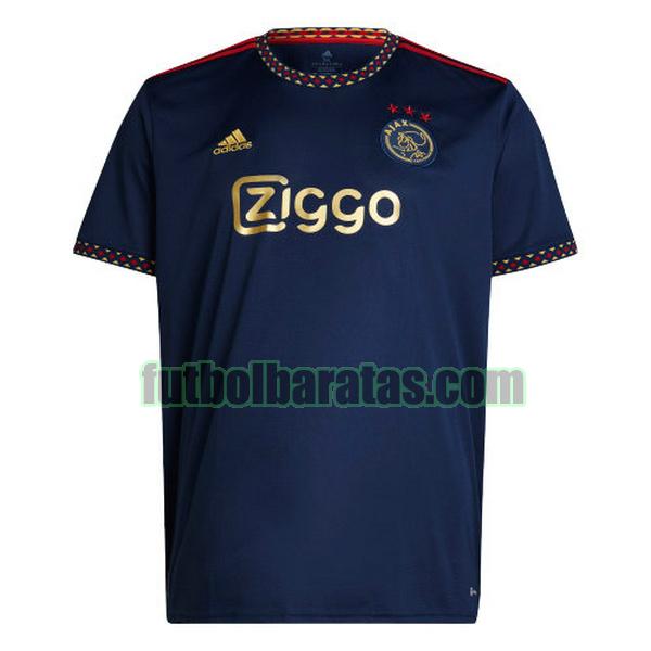 camiseta ajax 2022 2023 azul segunda