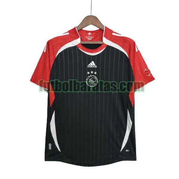 camiseta ajax 2022 2023 negro rojo pre match