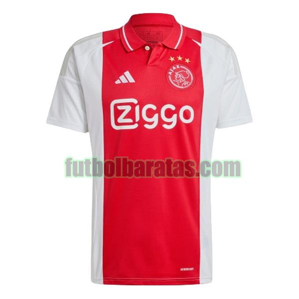 camiseta ajax 2024 2025 rojo blanco primera
