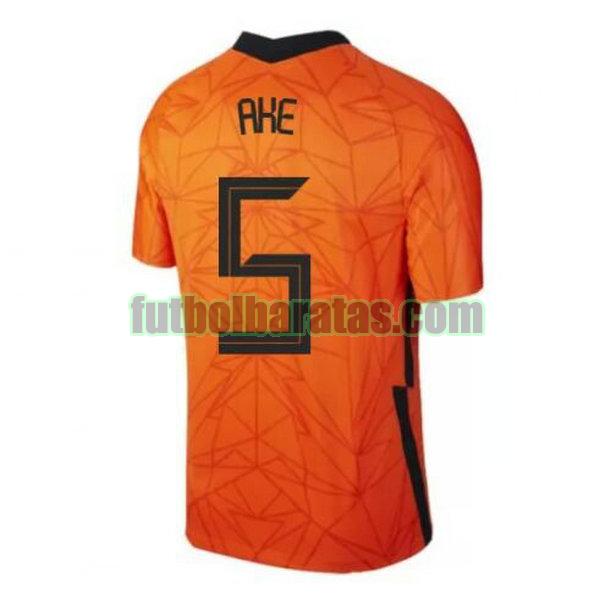 camiseta ake 5 holanda 2020 primera