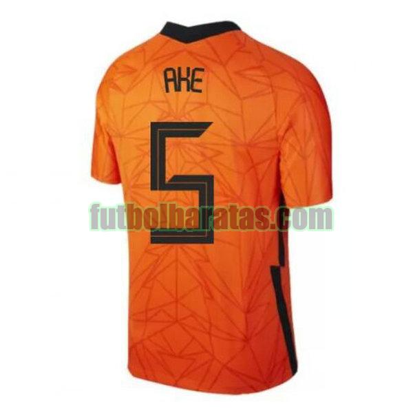 camiseta ake 5 holanda 2020 primera