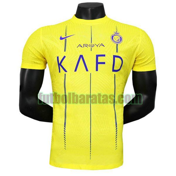 camiseta al-nassr fc 2023 2024 amarillo primera player