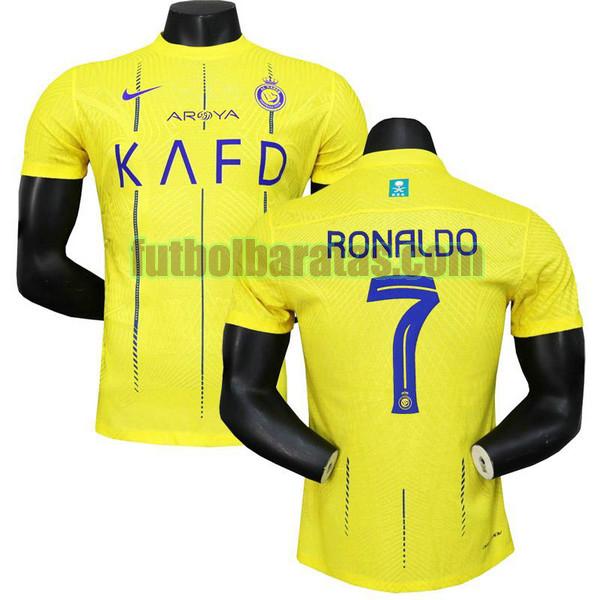 camiseta al-nassr fc 2023 2024 ronaldo amarillo primera