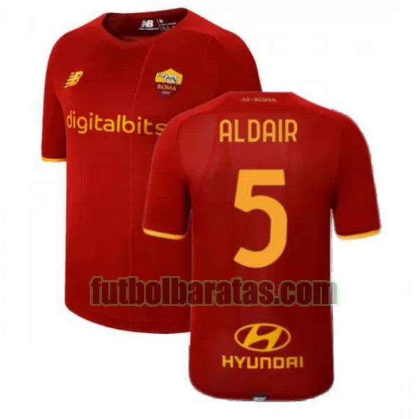 camiseta aldair 5 roma 2021 2022 rojo primera