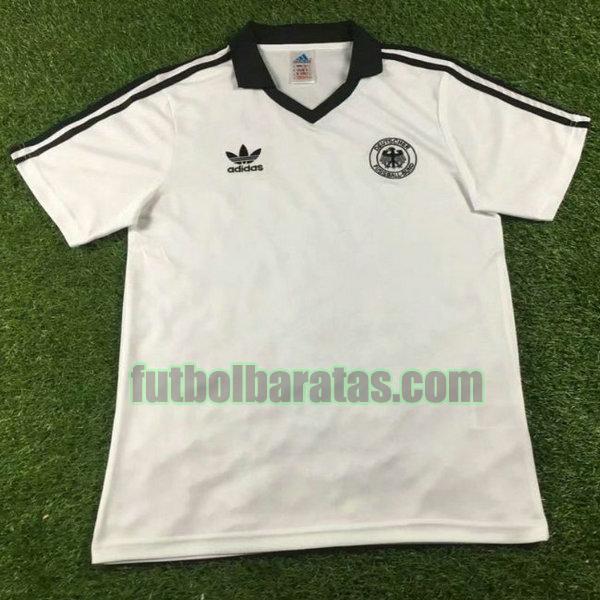 camiseta alemania 1980 blanco primera