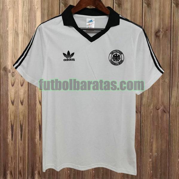 camiseta alemania 1982 blanco primera