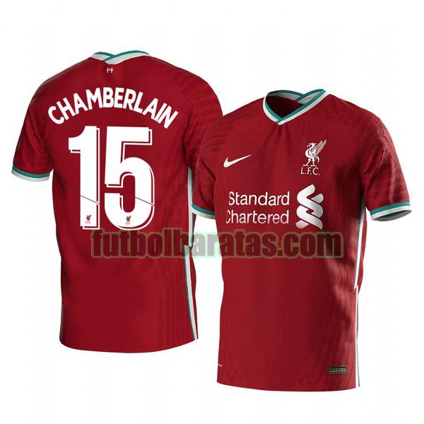 camiseta alex oxlade chamberlain 15 camiseta liverpool 2020-2021 primera