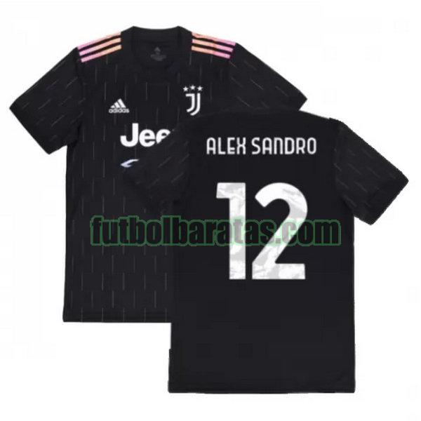 camiseta alex sandro 12 juventus 2021 2022 negro segunda