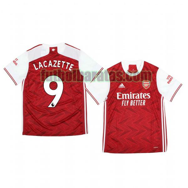 camiseta alexandre lacazette 9 camiseta arsenal 2020-2021 primera