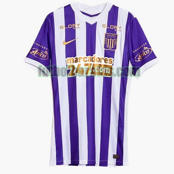 camiseta alianza lima 2022 2023 purple blanco tercera tailandia
