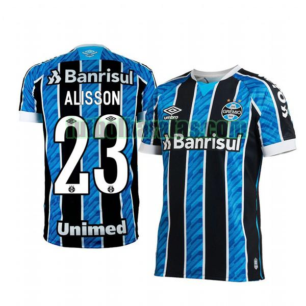 camiseta alisson 23 camiseta gremio 2020-2021 primera