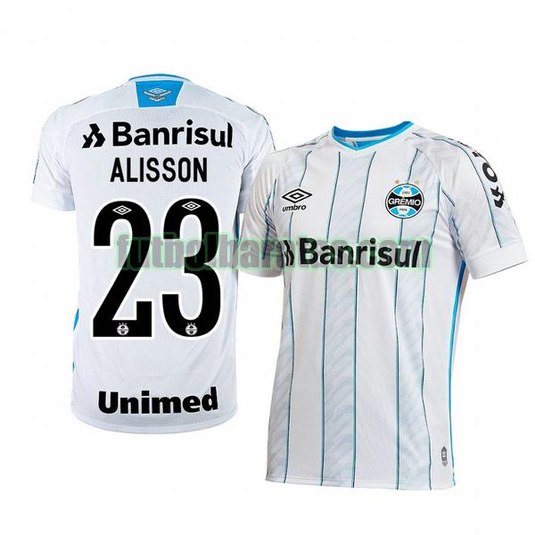 camiseta alisson 23 camiseta gremio 2020-2021 segunda