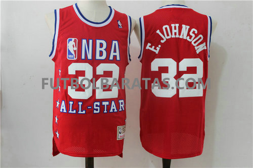 camiseta all-star E.Johnson 32 logo los angeles lakers 2017 roja