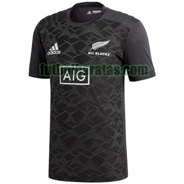 camiseta all blacks 2018 negro formación