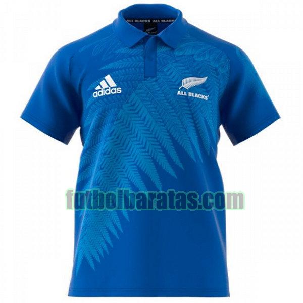 camiseta all blacks 2019 azul y3 anthem polo