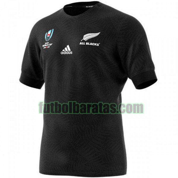 camiseta all blacks 2019 negro y3 primera