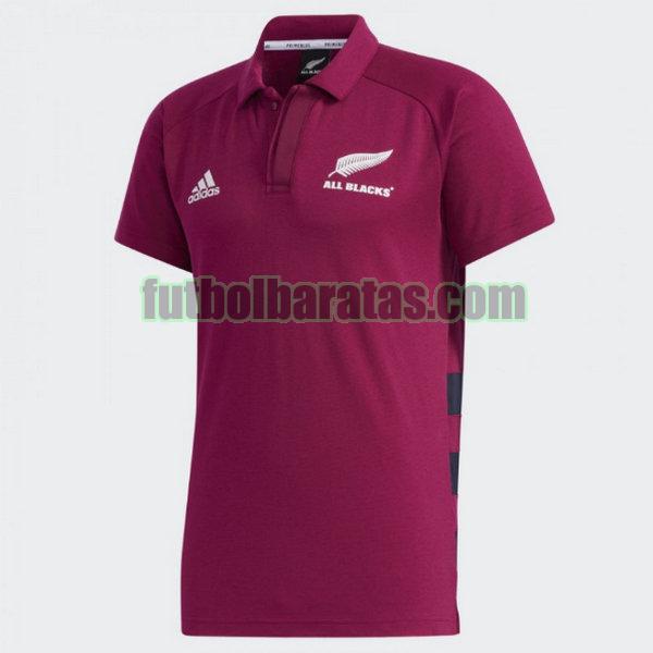 camiseta all blacks 2020 púrpura primeblue polo