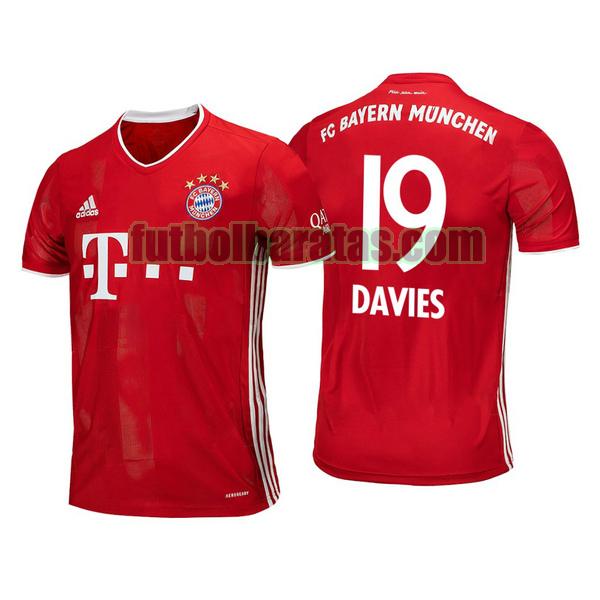 camiseta alphonso davies 19 camiseta bayern munich 2020-2021 primera