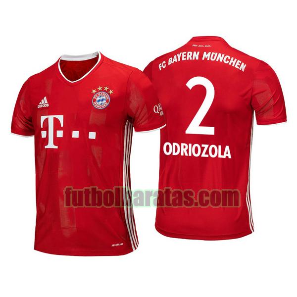 camiseta alvaro odriozola 2 camiseta bayern munich 2020-2021 primera