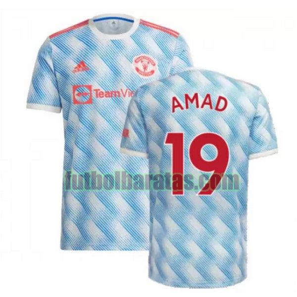 camiseta amad 19 manchester united 2021 2022 azul segunda