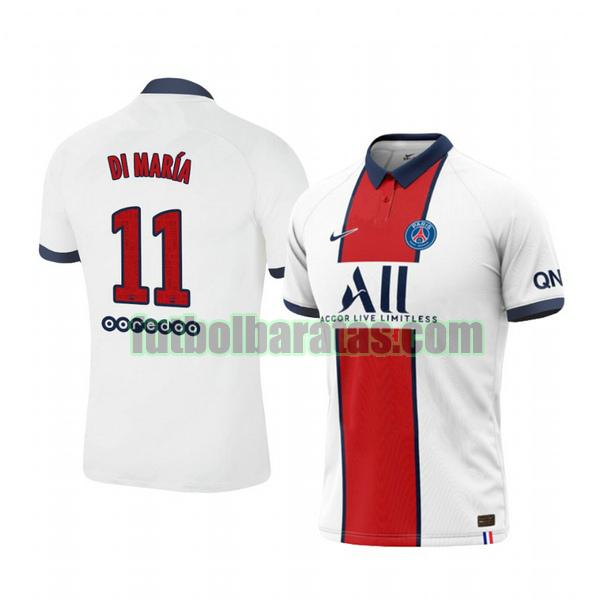 camiseta angel di maria 11 camiseta paris saint germain 2020-2021 segunda