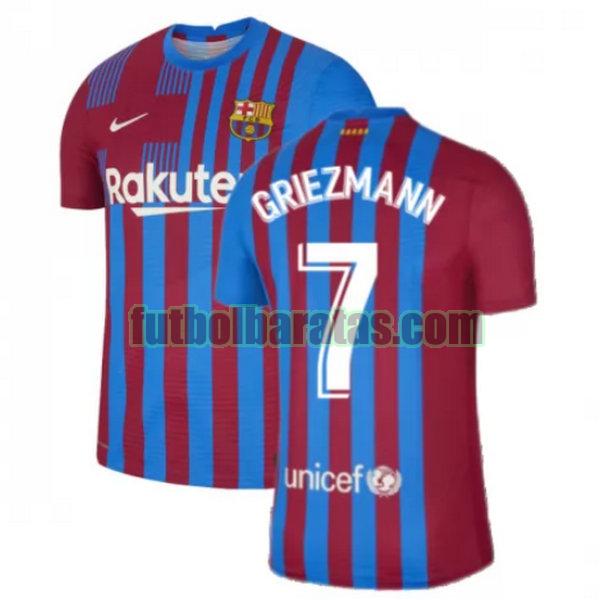 camiseta ansu fati 22 barcelona 2021 2022 rojo blanco primera