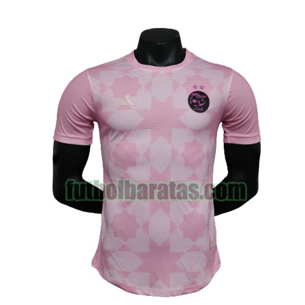 camiseta argelia 2023 rosa special edition player