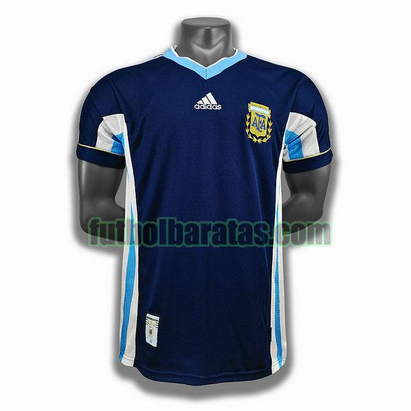 camiseta argentina 1998 azul segunda player