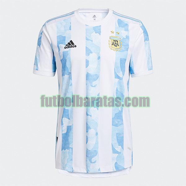 camiseta argentina 2021 2022 azul blanco primera equipacion