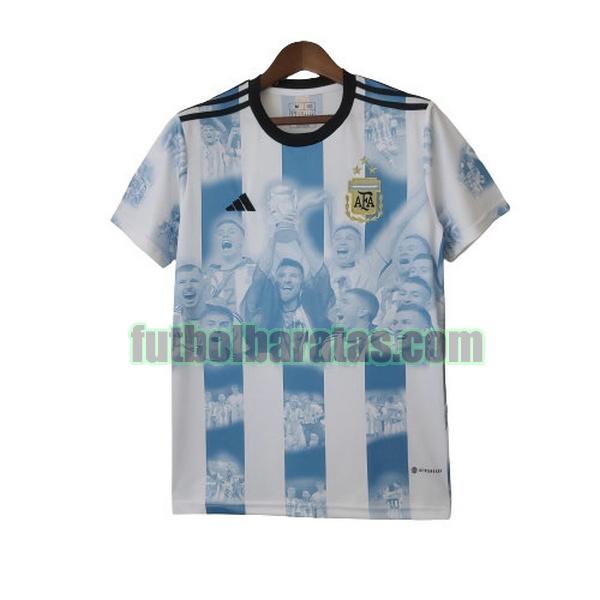 camiseta argentina 2022 2023 azul blanco champion