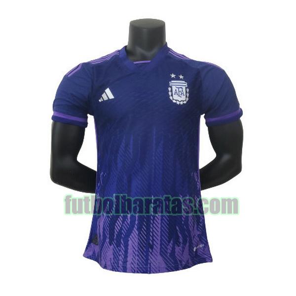 camiseta argentina 2022 azul segunda player