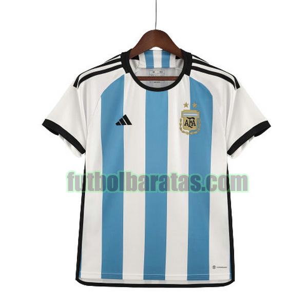 camiseta argentina 2022 blanco azul primera