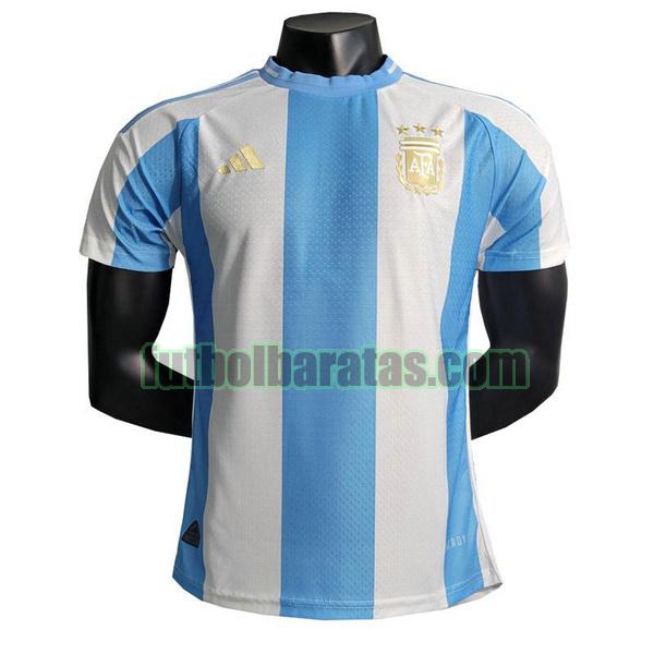 camiseta argentina 2023 azul blanco primera player