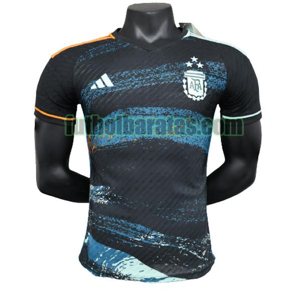 camiseta argentina 2023 negro azul special edition player