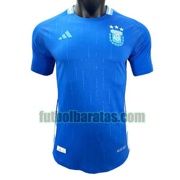 camiseta argentina 2024 azul segunda player