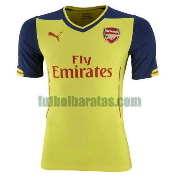 camiseta arsenal 2014-2015 amarillo segunda