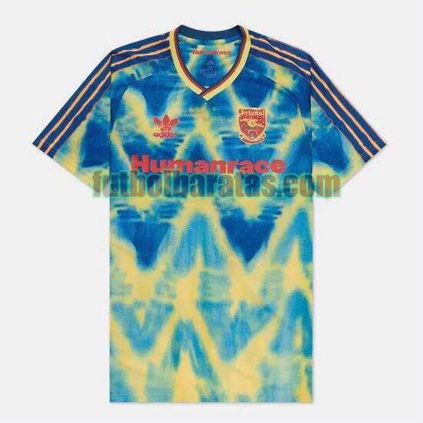 camiseta arsenal 2020-2021 azul adidas design