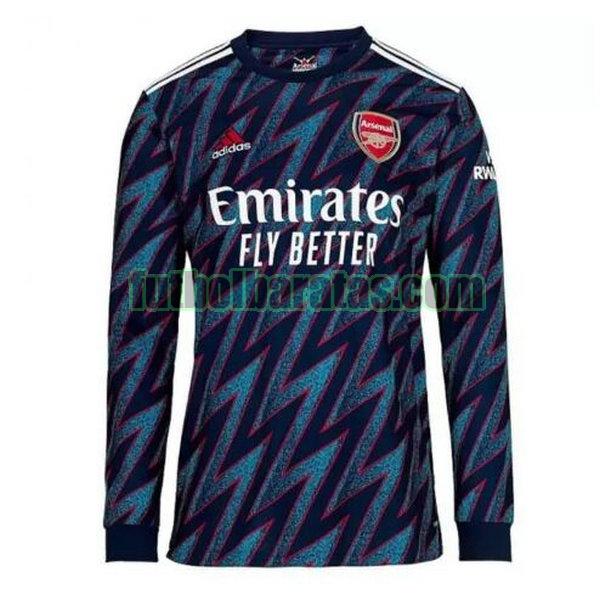 camiseta arsenal 2021 2022 azul tercera ml