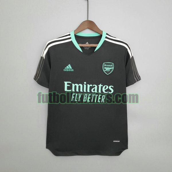 camiseta arsenal 2021 2022 negro entrenamiento