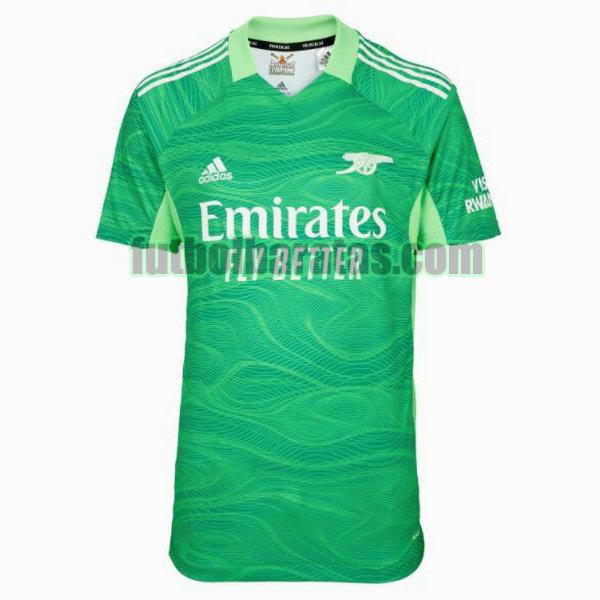 camiseta arsenal 2021 2022 verde portero