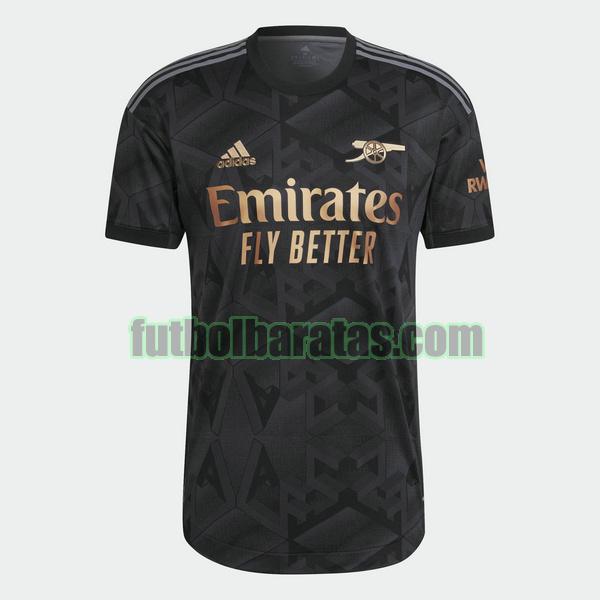 camiseta arsenal 2022 2023 negro segunda