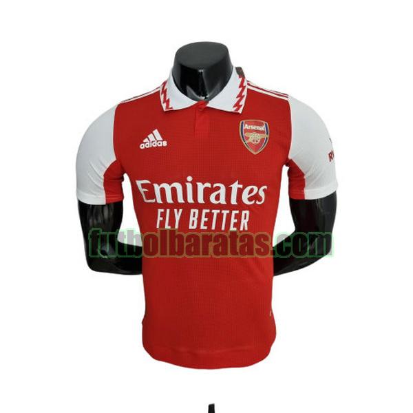 camiseta arsenal 2022 2023 rojo primera player