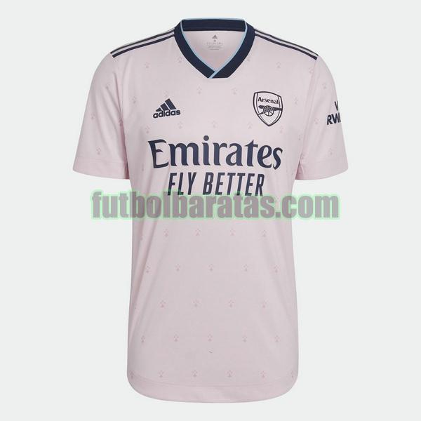 camiseta arsenal 2022 2023 rosa tercera