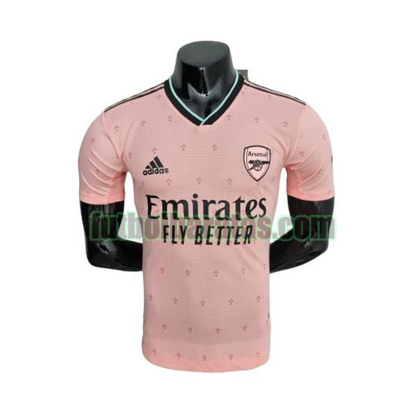 camiseta arsenal 2022 2023 rosa tercera player