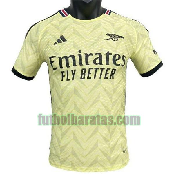 camiseta arsenal 2023 2024 amarillo segunda player