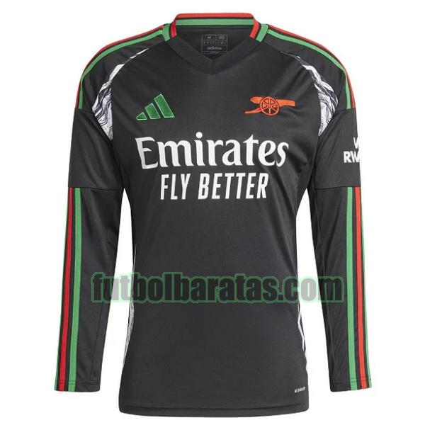 camiseta arsenal 2024 2025 negro segunda ml